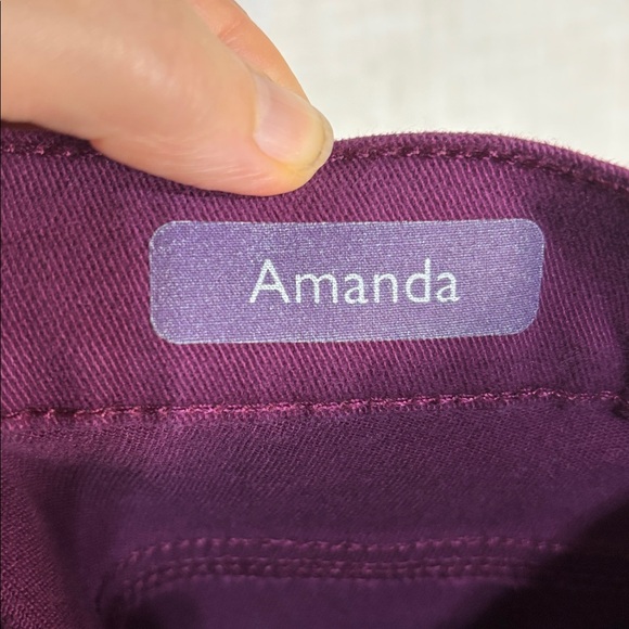 NWOT Gloria Vanderbilt “Amanda” cotton stretch straight leg pants - Picture 8 of 9